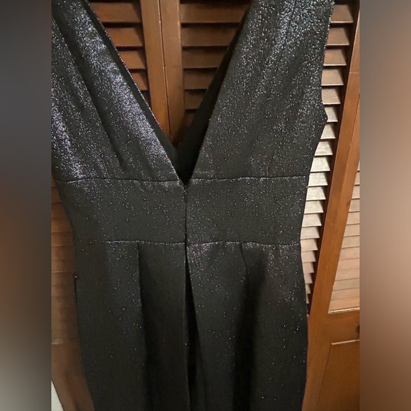 Cynthia Rowley Dree Jumpsuit in Metallic Charcoal - Size 6 - Picture 7 of 13